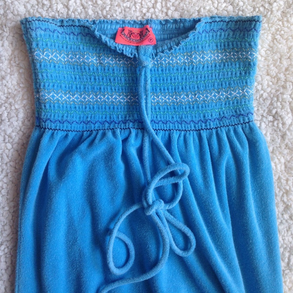 Juicy Couture Turquoise Terry Cloth Dress/Coverup
